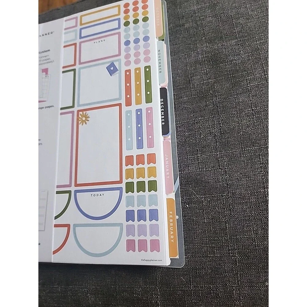 NWT | The Happy Planner ‘Teacher Planner Layout Oct 25 -Dec 26